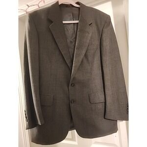 Vtg Savile Row Regency Suit Jacket Sport Coat Blazer Cool wool‎ Striped Read 42R
